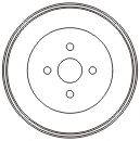 MAPCO 35590 Гальмівний барабан