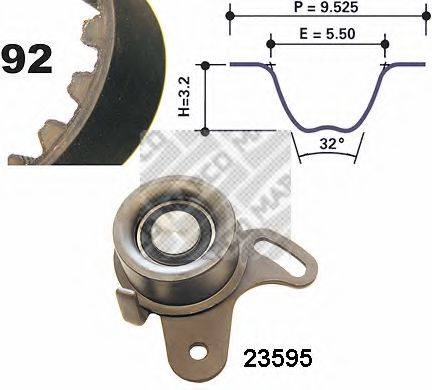 MAPCO 73533 Комплект ременя ГРМ