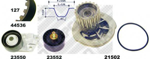 MAPCO 415361 Водяний насос + комплект зубчастого ременя