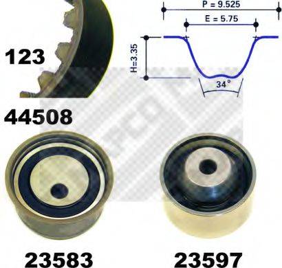 MAPCO 73508 Комплект ременя ГРМ