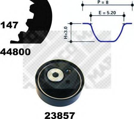 MAPCO 73800 Комплект ременя ГРМ