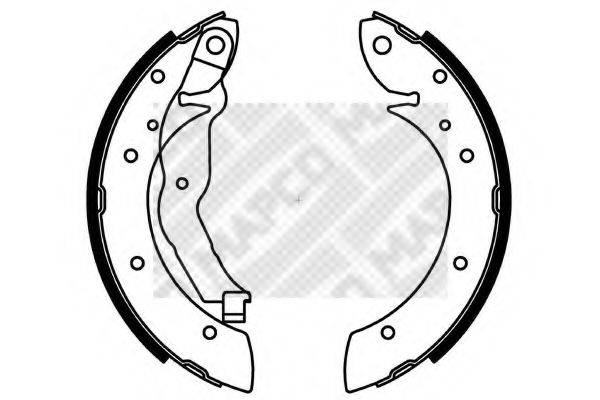 MAPCO 8130 Комплект гальмівних колодок