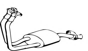 FONOS 619115 Передглушувач вихлопних газів