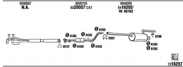 FONOS AR30031 Система випуску ОГ