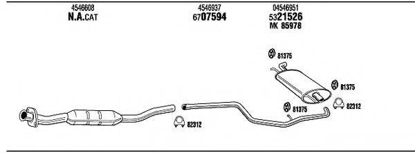 FONOS CH70001 Система випуску ОГ