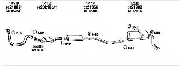 FONOS CIT05719C Система випуску ОГ