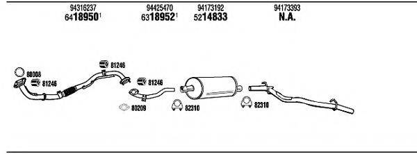 FONOS IS10006 Система випуску ОГ