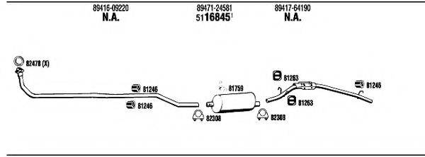 FONOS IS50001 Система випуску ОГ