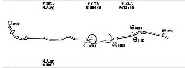 FONOS IS50004 Система випуску ОГ