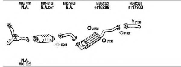 FONOS MI65517 Система випуску ОГ