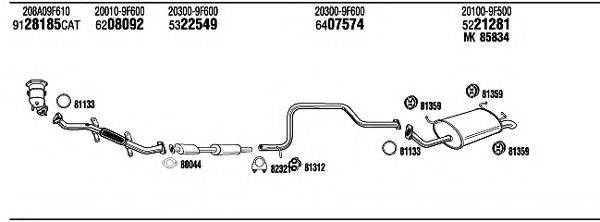 FONOS NIH13672B Система випуску ОГ