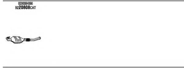 FONOS REK09202 Система випуску ОГ