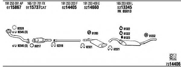 FONOS VW20471 Система випуску ОГ