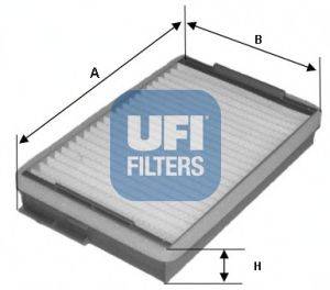 UFI 5313900 Фільтр, повітря у внутрішньому просторі