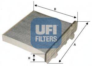 UFI 5414700 Фільтр, повітря у внутрішньому просторі