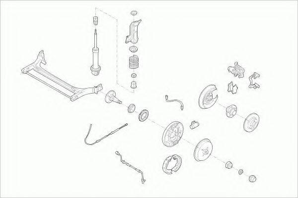 BOGE AUDI80AVRB002 Рульове управління; Підвіска колеса