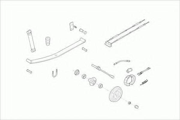 BOGE OPELCOMBORB001 Рульове управління; Підвіска колеса