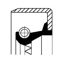 CORTECO 12011917B Кільце ущільнювача, ступиця колеса