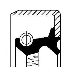 CORTECO 01026337B Кільце ущільнювача, диференціал