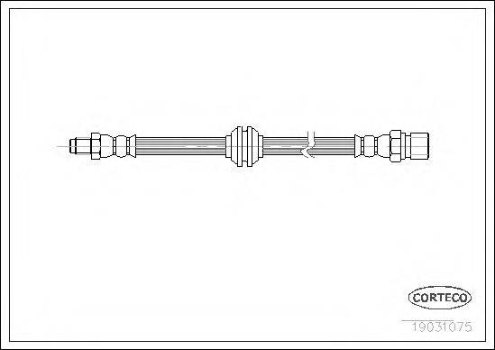 CORTECO 19031075 Гальмівний шланг