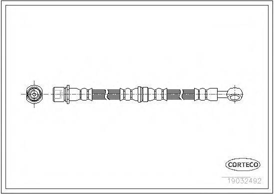 CORTECO 19032492 Гальмівний шланг