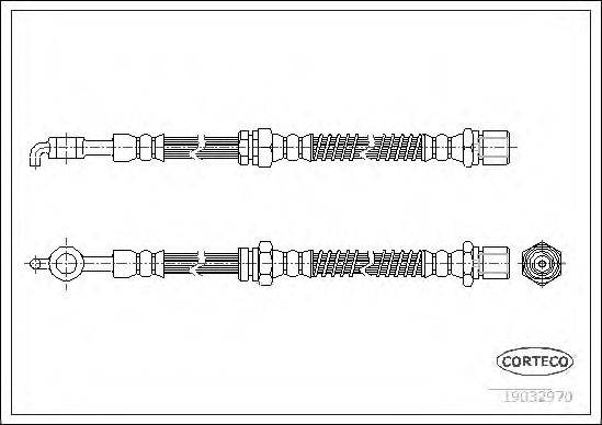 CORTECO 19032970 Гальмівний шланг