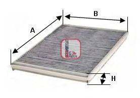 SOFIMA S4116CA Фільтр, повітря у внутрішньому просторі