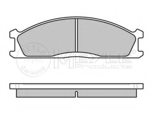 MEYLE 0252134717 Комплект гальмівних колодок, дискове гальмо