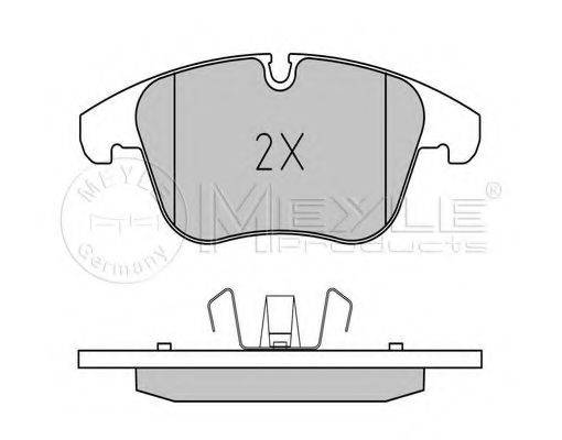 MEYLE 0252408418 Комплект гальмівних колодок, дискове гальмо