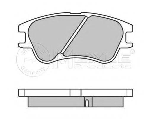 MEYLE 0252427713W Комплект гальмівних колодок, дискове гальмо