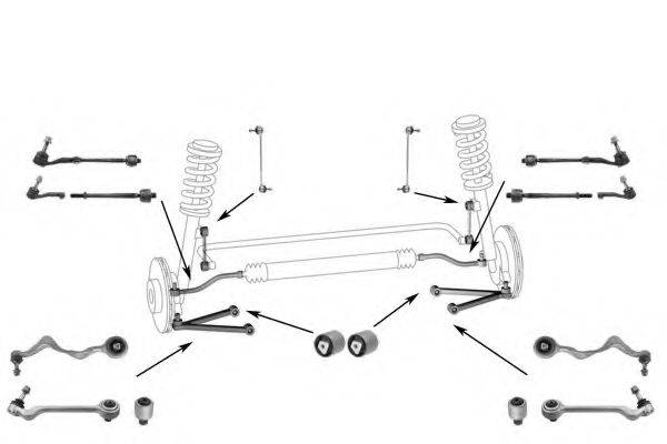 MEYLE WG0538900 Рульове управління; Підвіска колеса