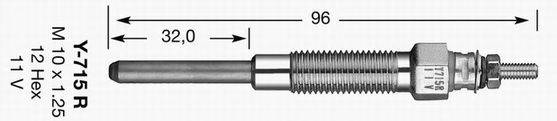 NGK 5376 Свічка розжарювання