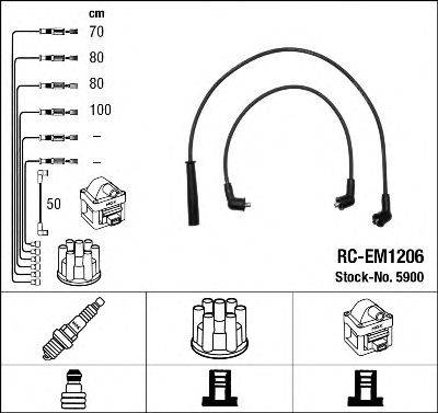 NGK 5900 Комплект дротів запалювання