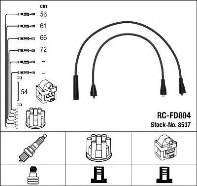 NGK 8537 Комплект дротів запалювання