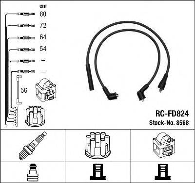 NGK 8568 Комплект дротів запалювання