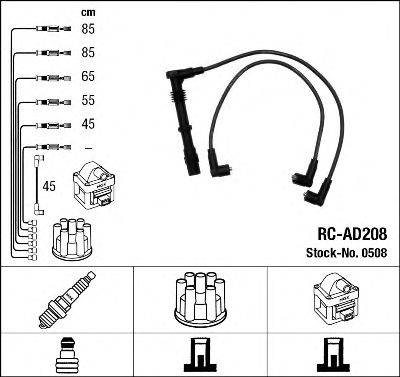 NGK 0508 Комплект дротів запалювання