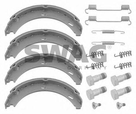 SWAG 10908200 Комплект гальмівних колодок, стоянкова гальмівна система
