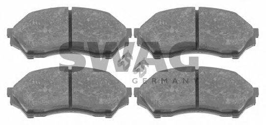 SWAG 83916498 Комплект гальмівних колодок, дискове гальмо