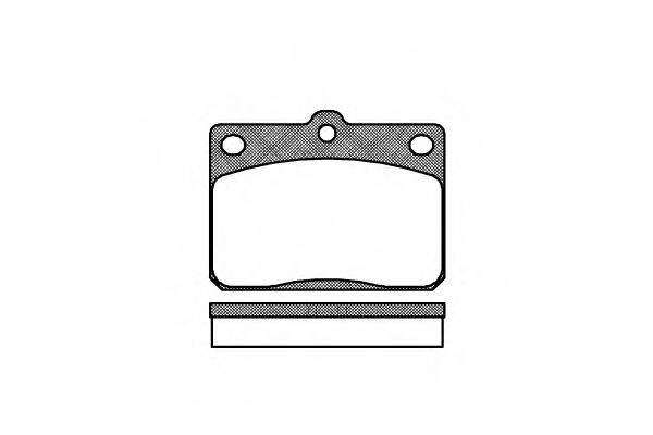 ROADHOUSE 207940 Комплект гальмівних колодок, дискове гальмо