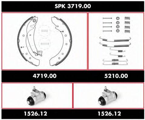 ROADHOUSE SPK371900 Комплект гальм, барабанний гальмівний механізм