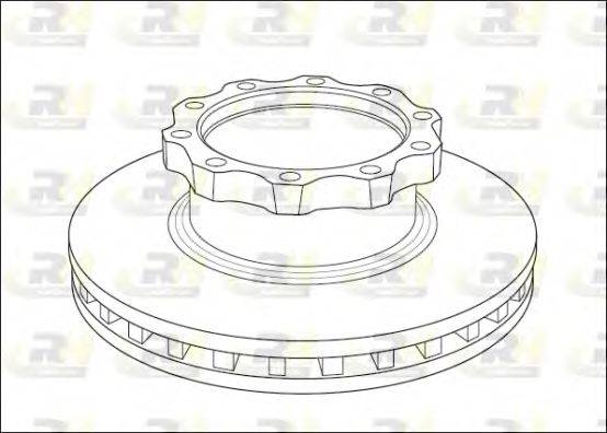 ROADHOUSE NSX103920 гальмівний диск