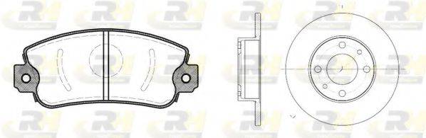 ROADHOUSE 837200 Комплект гальм, дисковий гальмівний механізм