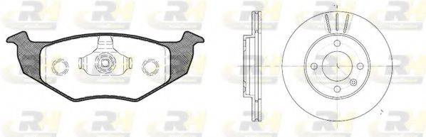 ROADHOUSE 860904 Комплект гальм, дисковий гальмівний механізм