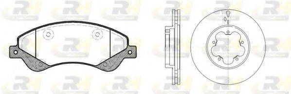 ROADHOUSE 8125100 Комплект гальм, дисковий гальмівний механізм