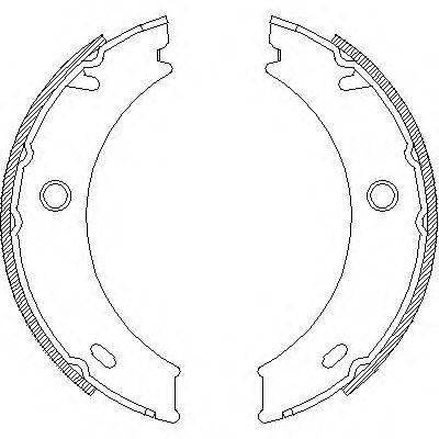 REMSA 471400 Комплект гальмівних колодок