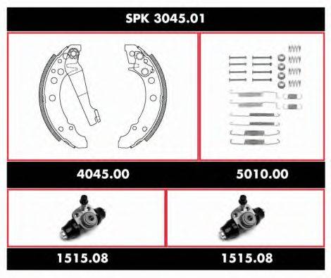 REMSA SPK304501 Комплект гальм, барабанний гальмівний механізм