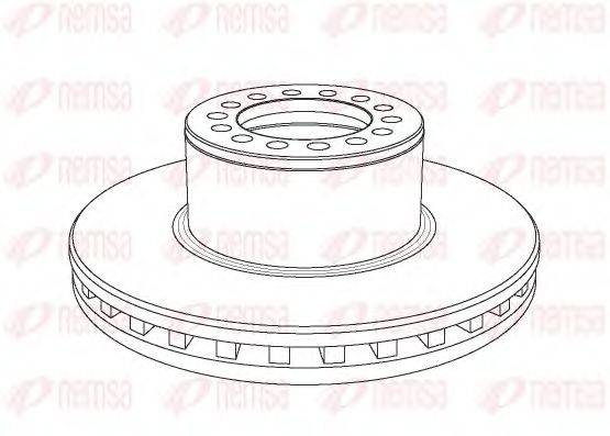 REMSA NCA105520 гальмівний диск