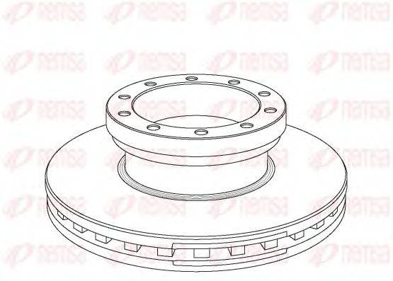 REMSA NCA107020 гальмівний диск