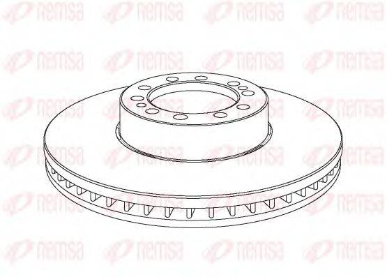 REMSA NCA107520 гальмівний диск