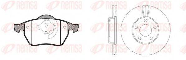 REMSA 839003 Комплект гальм, дисковий гальмівний механізм